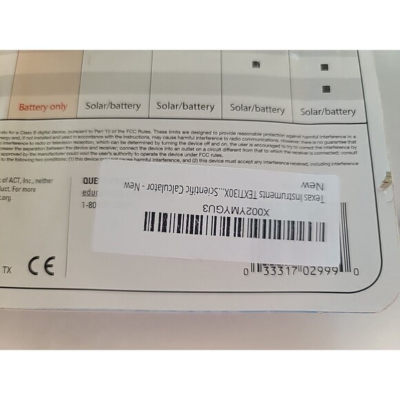 Texas Instruments TI-30Xa Scientific Calculator NIP - Picture 7 of 10